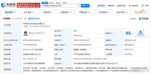 寒武紀(jì)科技對(duì)外投資布局 計(jì)算機(jī)系統(tǒng)服務(wù)領(lǐng)域的戰(zhàn)略拓展